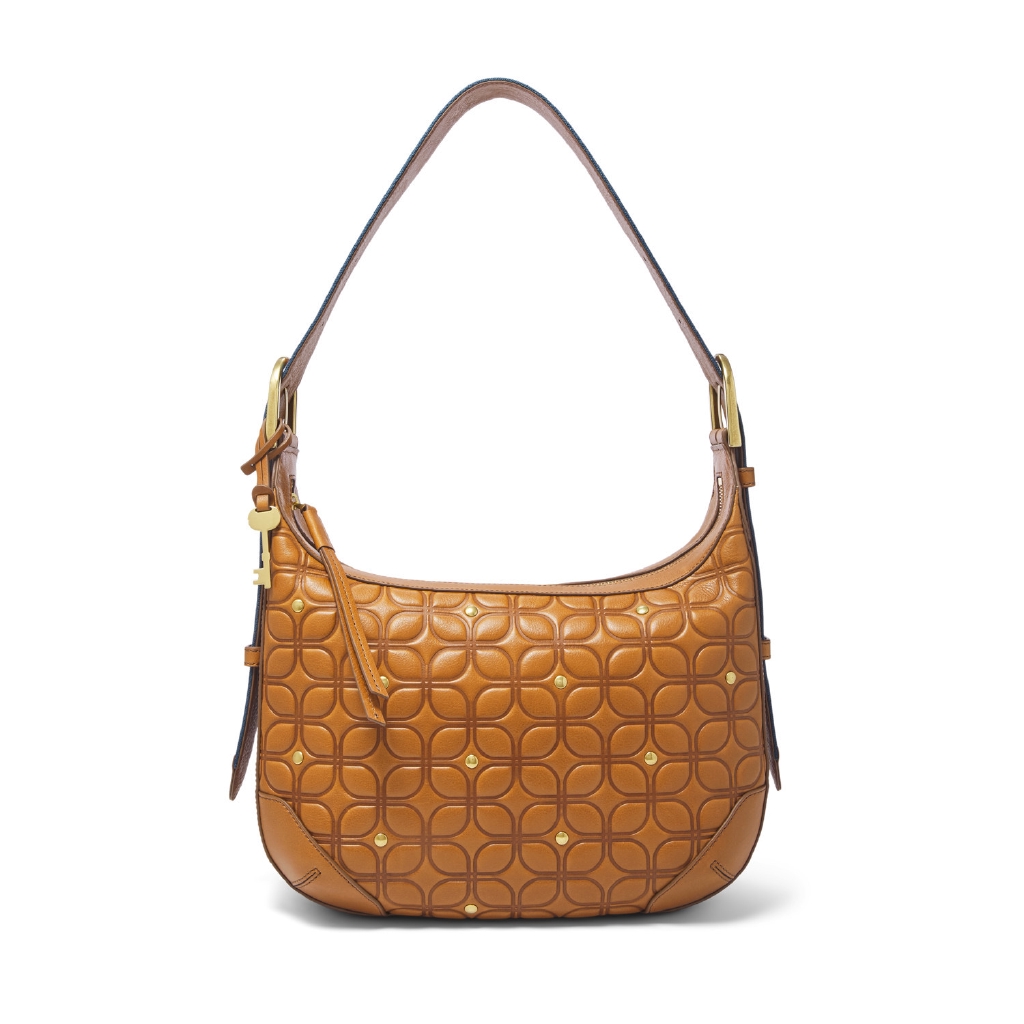 Fossil Damen Tasche Hannah Leather Hobo Brown ZB7954-998