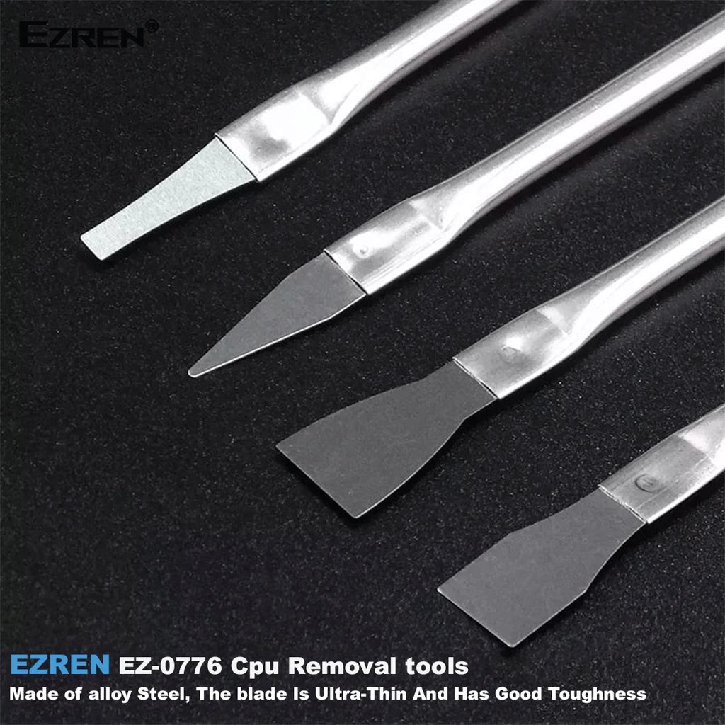 Ezren EZ-0776 4Pcs IC Chip Repair Thin Blade Remover with Handle A8 A9