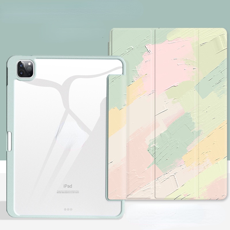 Case Pelindung Tablet Bahan Akrilik Dengan Slot Pena 10.2 Untuk Ipad Air45 iPad2022 Apple pro11