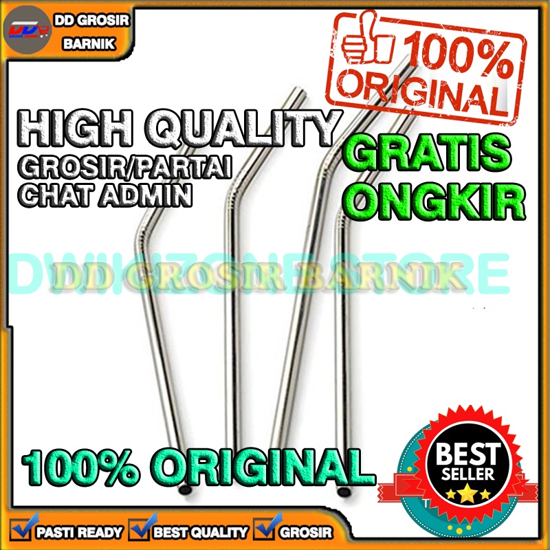 [DGB] SEDOTAN STAINLESS STEEL BESI BENGKOK MELENGKUNG BENGKOK BEND BENDING STRAW