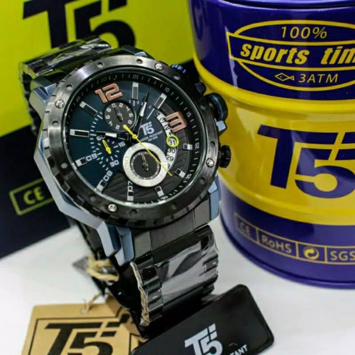 Jam Tangan Pria T5 H3746 T5 H 3746 Original bergaransi free tin box