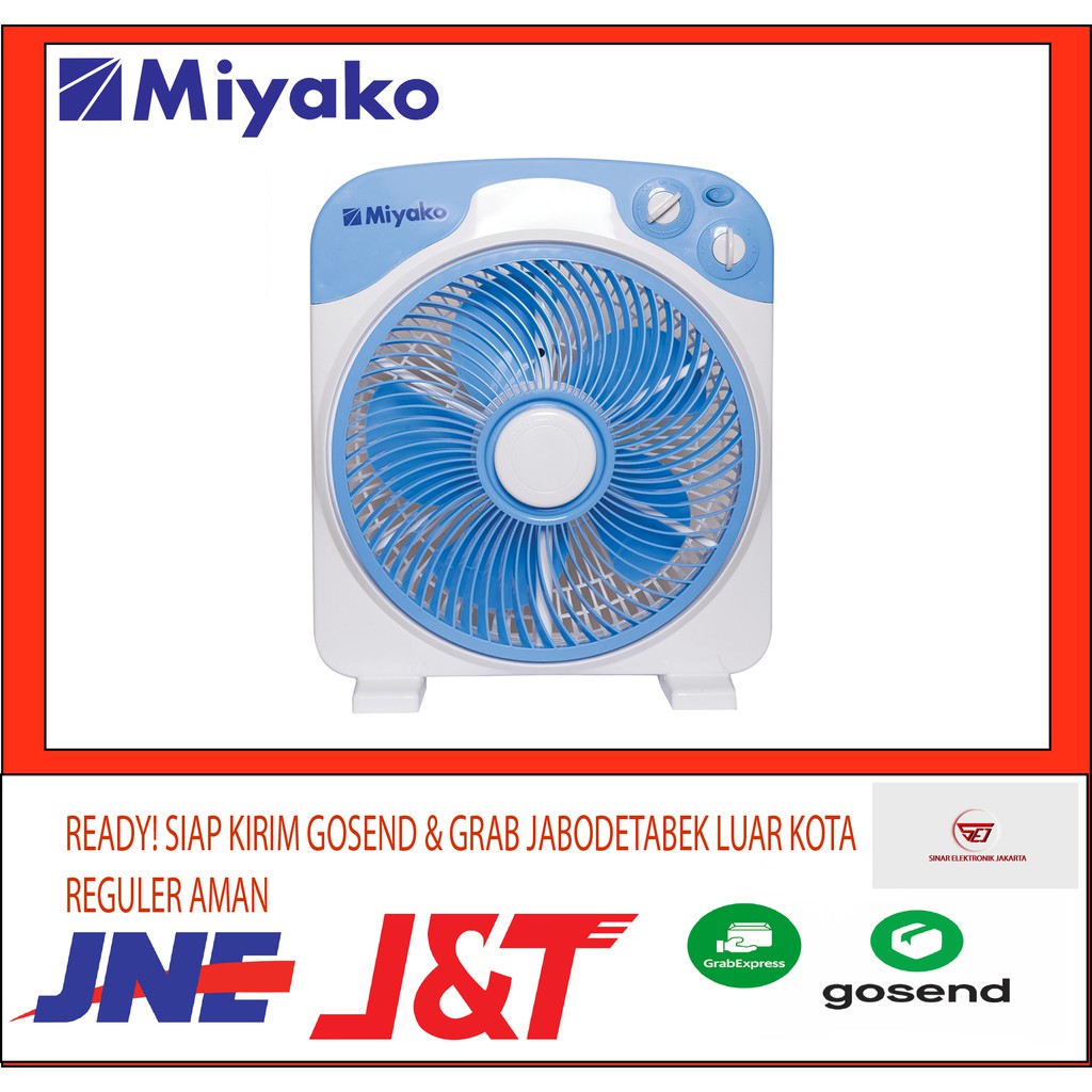 Miyako KAB 1281 Kipas Angin Kotak Box Fan 12 Inch . Baru &amp; Bergaransi