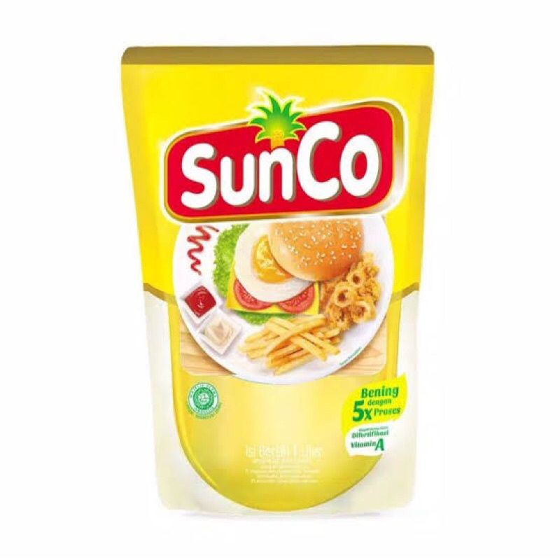 

minyak goreng 2L refill sunco bimoli tripocal sania