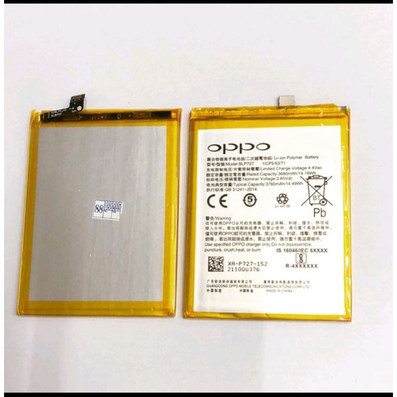 BATERAI OPPO A5 2020 / BATERAI OPPO A9 2020 / BATERAI OPPO BLP 727 ORIGINAL