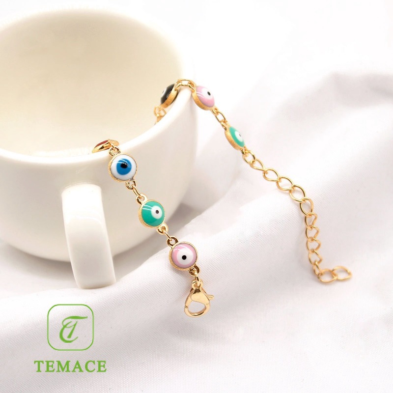 gelang kaki rantai bahan titanium steel lapis rose gold 18k+zircon motif tulisan untuk wanita