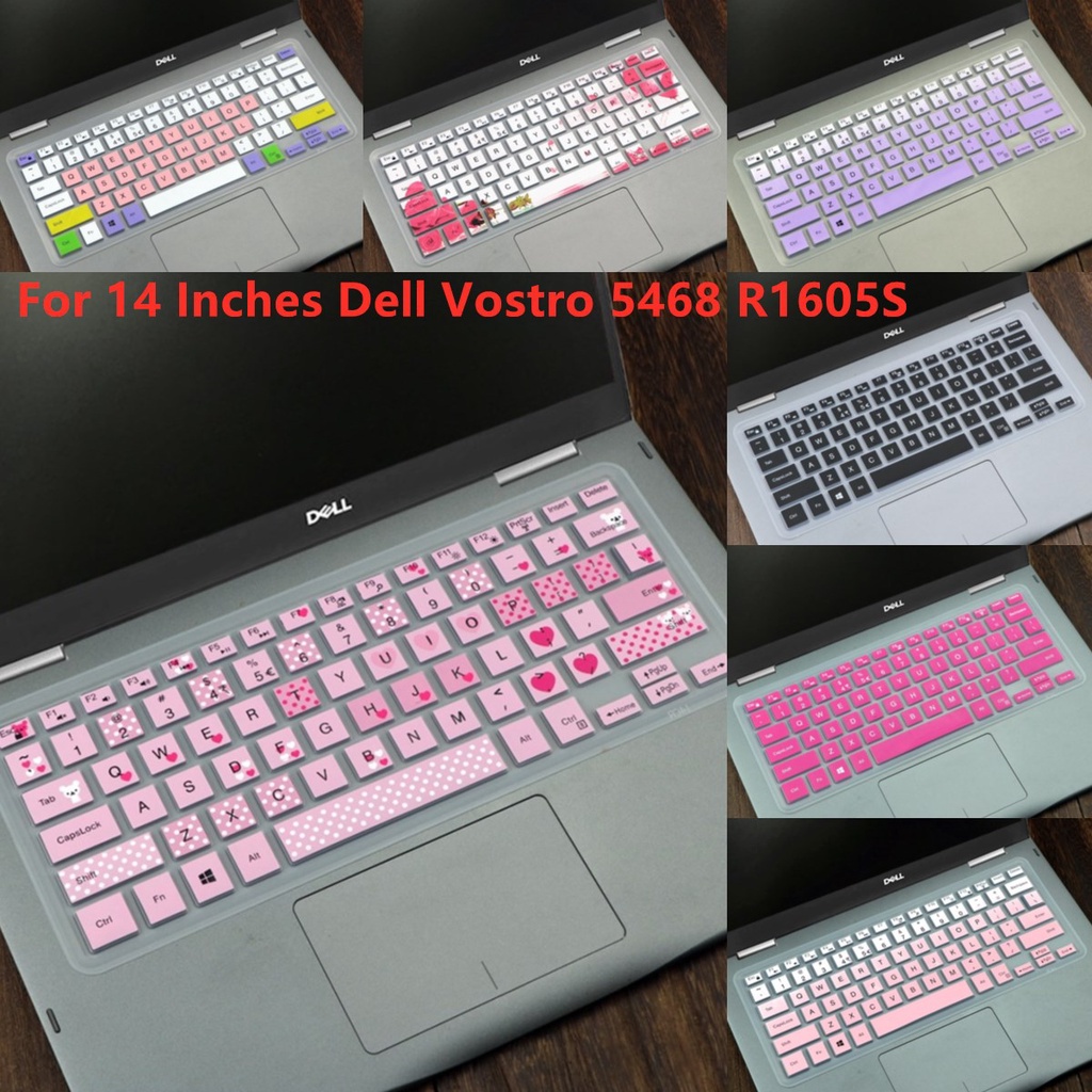 For 14 Inches Dell Vostro 5468 R1605S 7000 Soft Ultra-thin Silicone Laptop Keyboard Cover Protector