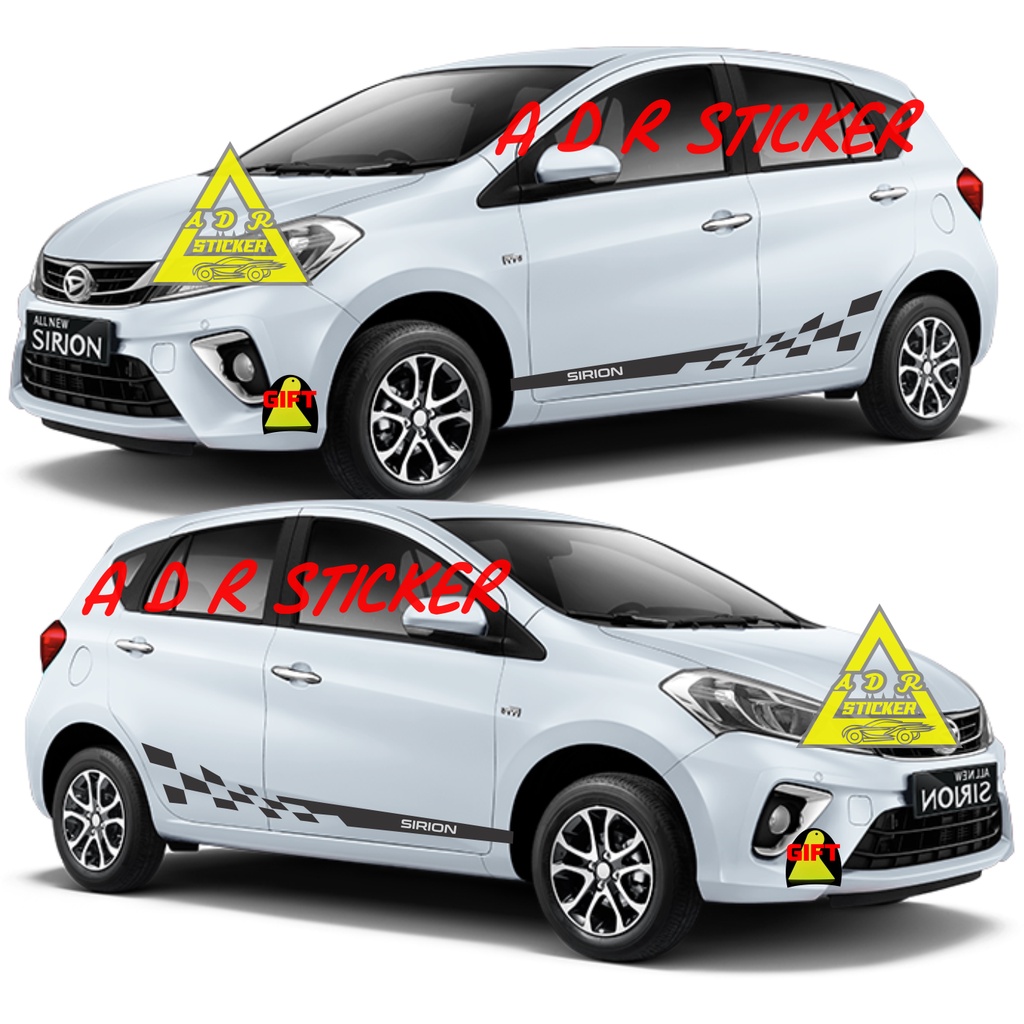 NEW STICKER STIKER MOBIL SIRION STICKER STIKER LIST BODY SAMPING MOBIL DAIHATSU SIRION