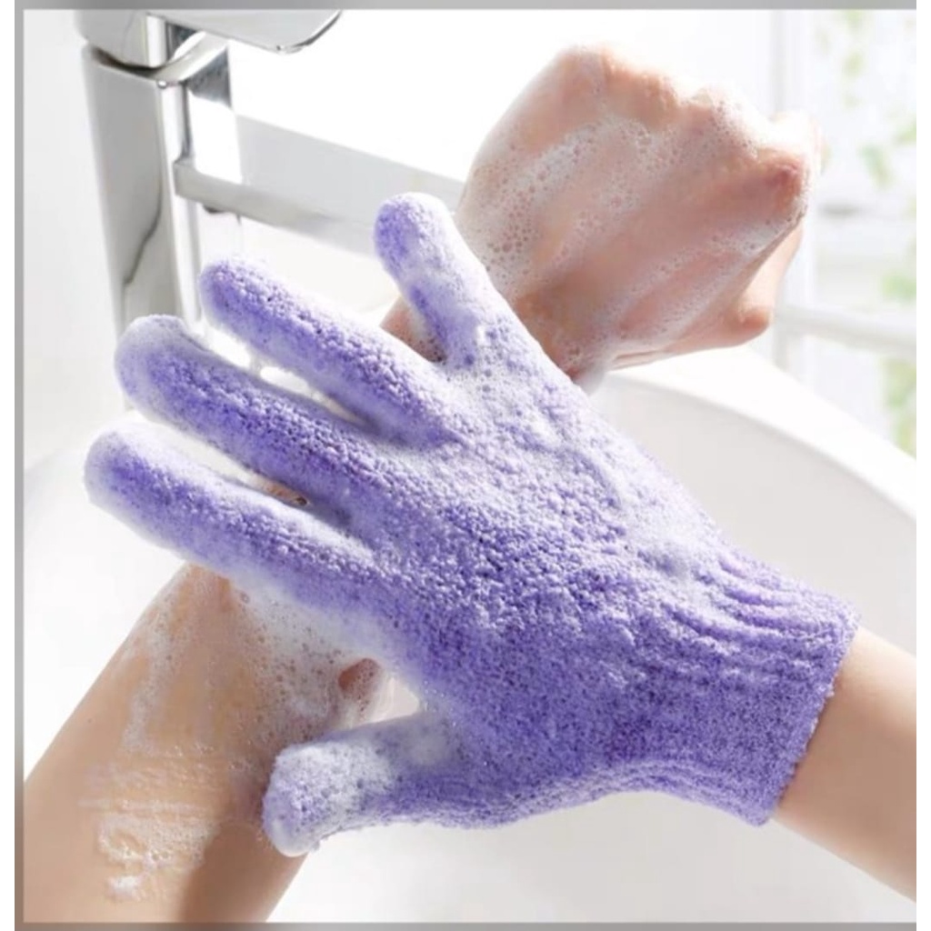 SCRUB BATH GLOVE SARUNG TANGAN MANDI ANGKAT DAKI