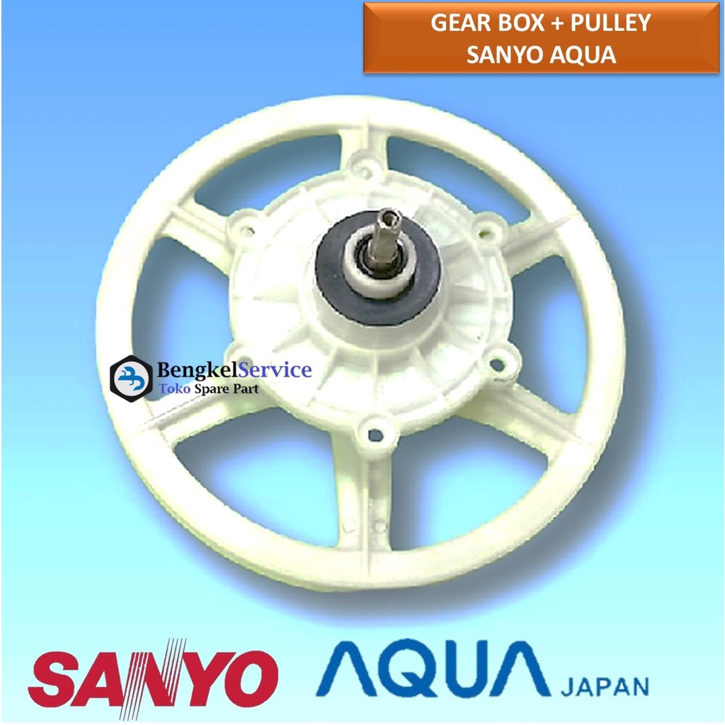 Gear box Gear bok Gearbox Gearbok Set Mesin Cuci Sanyo Aqua 2 tabung