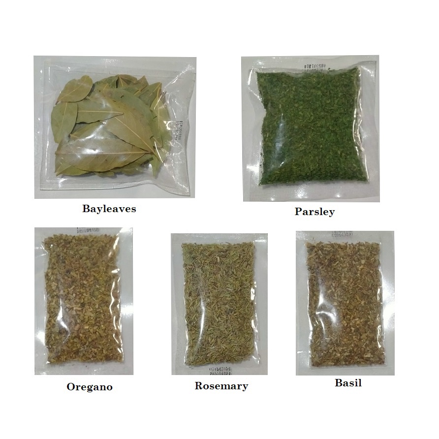 Bumbu kering OREGANO - ROSEMARY - BAYLEAVES - PARSLEY - BASIL - 10 GR