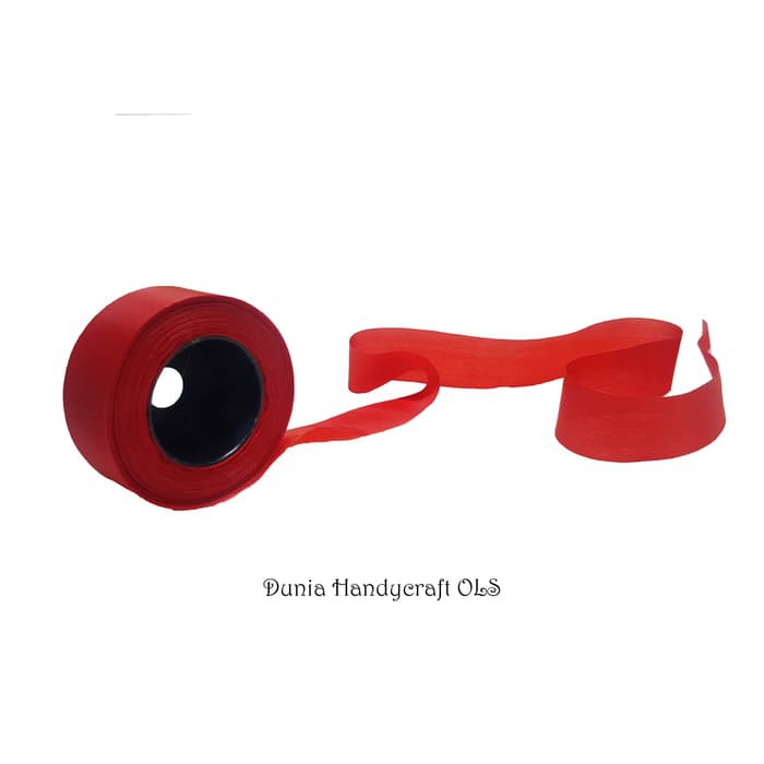 Pita Linen 1 inch Soft Color Warna Pastel Murah Kerajinan Tangan