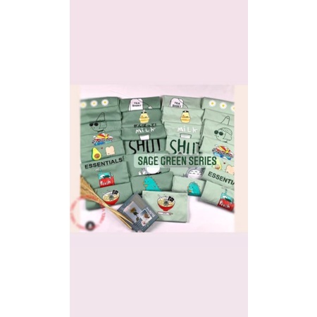 kaos Sage Green Series Tumblr oversize