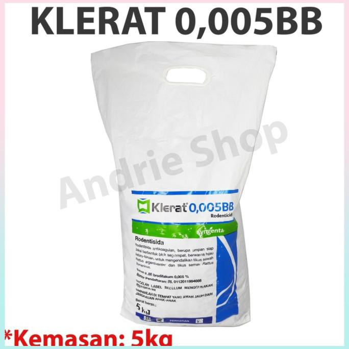 Baru Racun Tikus Umpan Tikus Klerat 0005 BB Kemasan 5 Kg