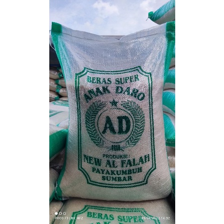 

beras super cap anak daro dan cap sokan produksi new al falah payakumbuh