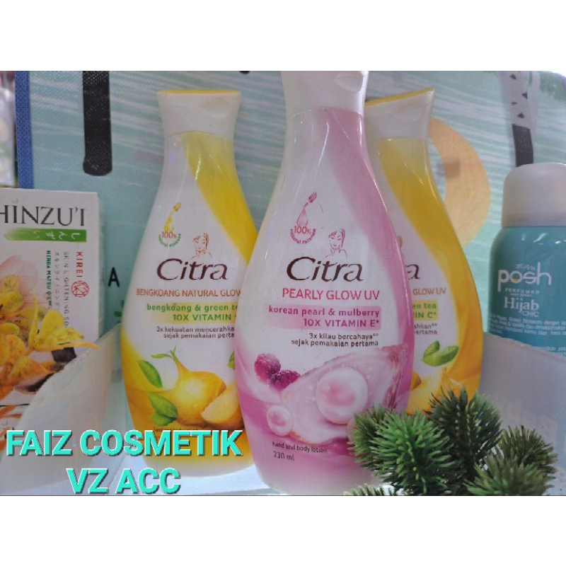 Citra hand &amp; body 230 ml dan 120ml &amp;60ml