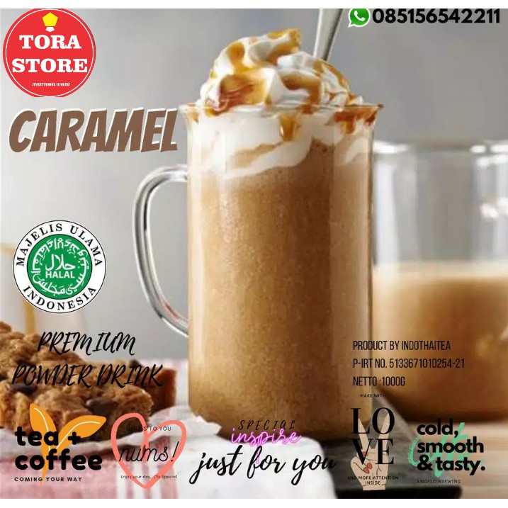 

BUBUK SALTED CARAMEL / SALTED CARAMEL POWDER / Coffee Caramel Powder 1 Kg / Bubuk Minuman Caramel