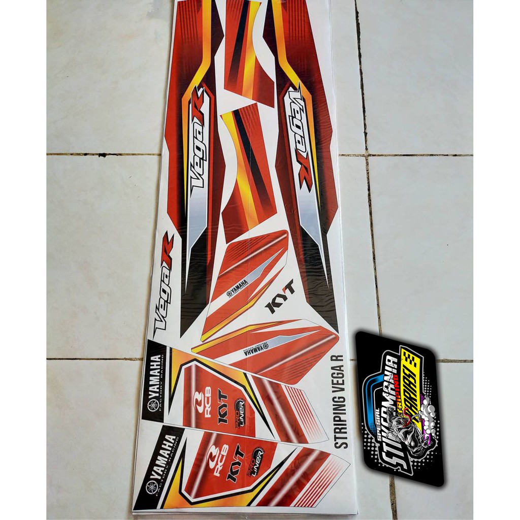 STIKER STRIPING VEGA R VARIASI STICKER MOTOR AKSESORIS