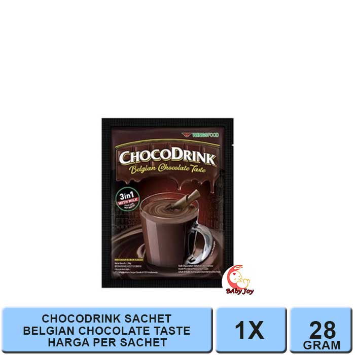 

BJOY. CHOCODRINK SACHET@28 GRAM BELGIAN CHOCOLATE