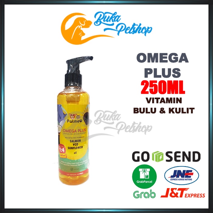 PALMEO OMEGA PLUS Vitamin Bulu Dan Kulit Kucing Anjing Minyak Ikan