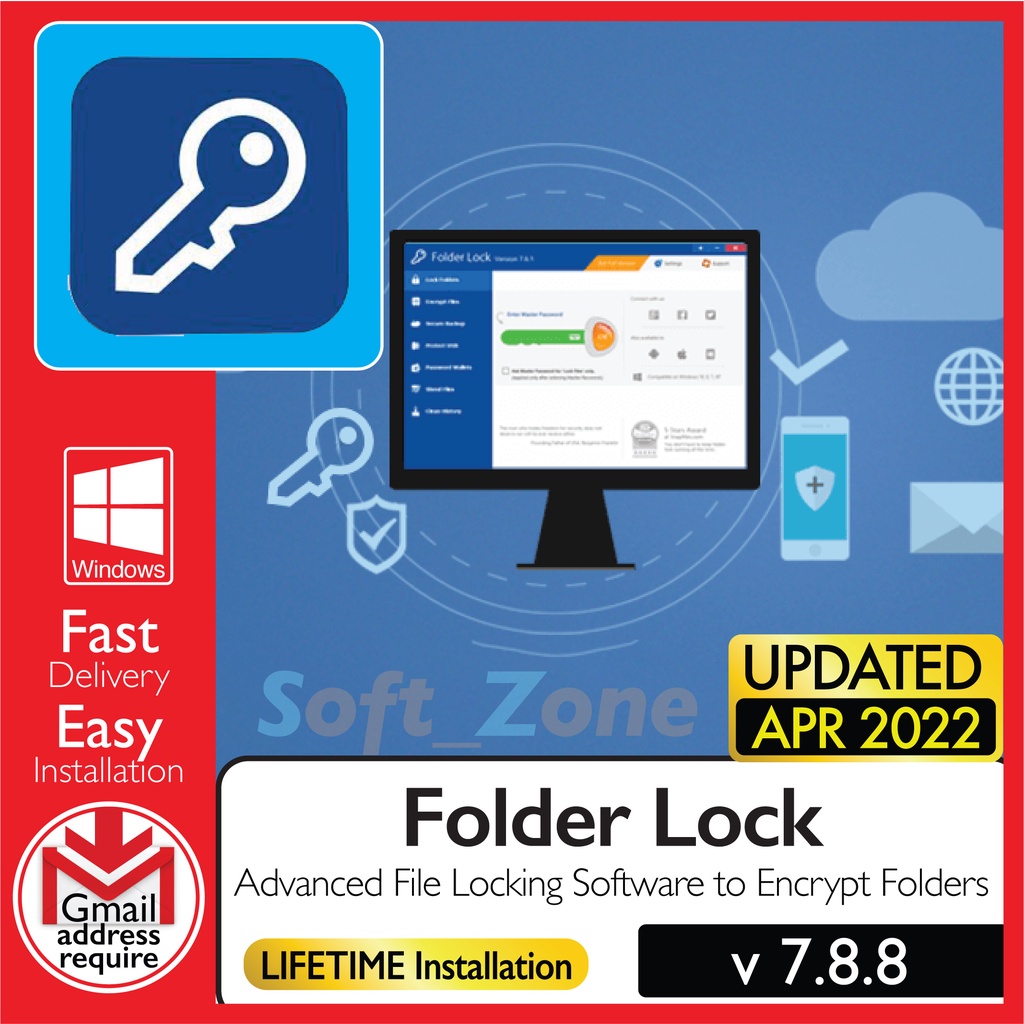 

Fldr Lck v7.8.8 - Kp Yr Prsnl Fls Prtctd [WINDOWS x64] - Dgtl Dwnld