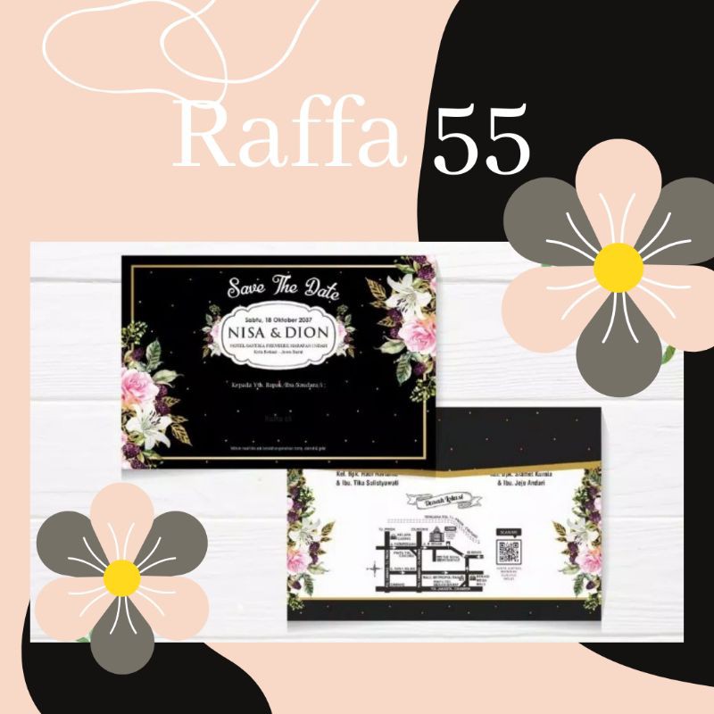 Undangan Nikah /Blanko Undangan / Raffa 55 /Undangan Murah