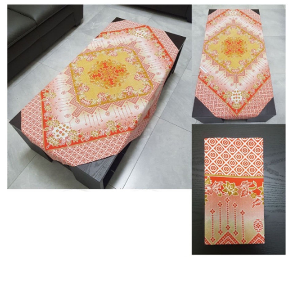 Taplak Meja Tamu / Meja Sekolah Guru / Meja Kantor Motif Batik Murah