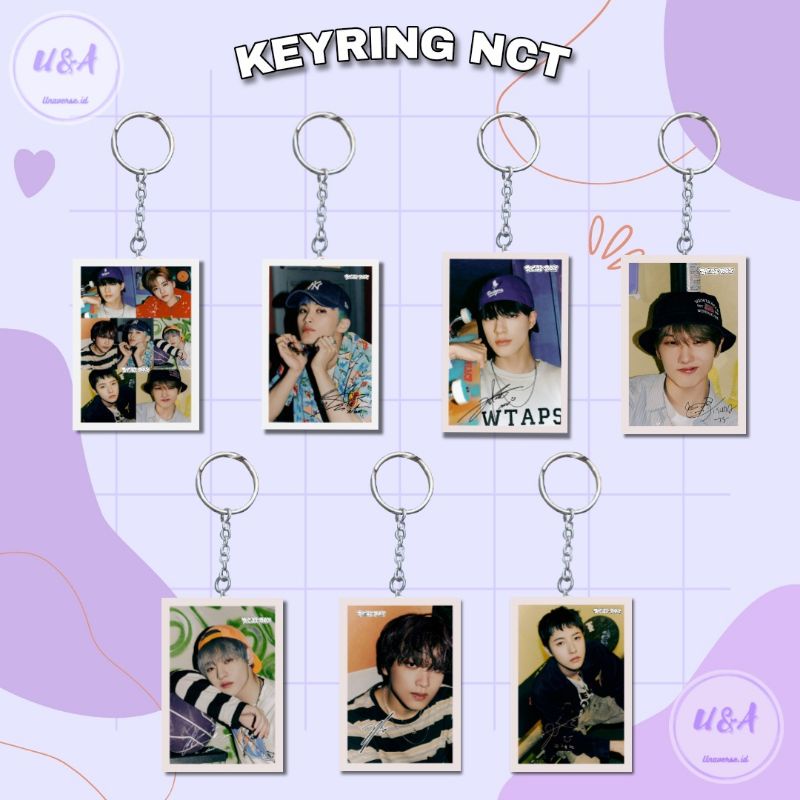 [Unaverse] GANTUNGAN KUNCI NCT DREAM BEATBOX SPORT NIGHT Akrilik Jaemin Jeno Murah