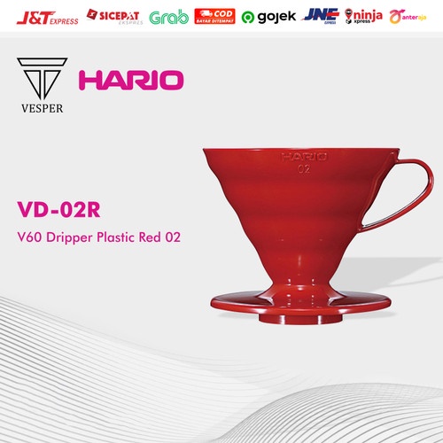 HARIO COFFEE DRIPPER V60 RED