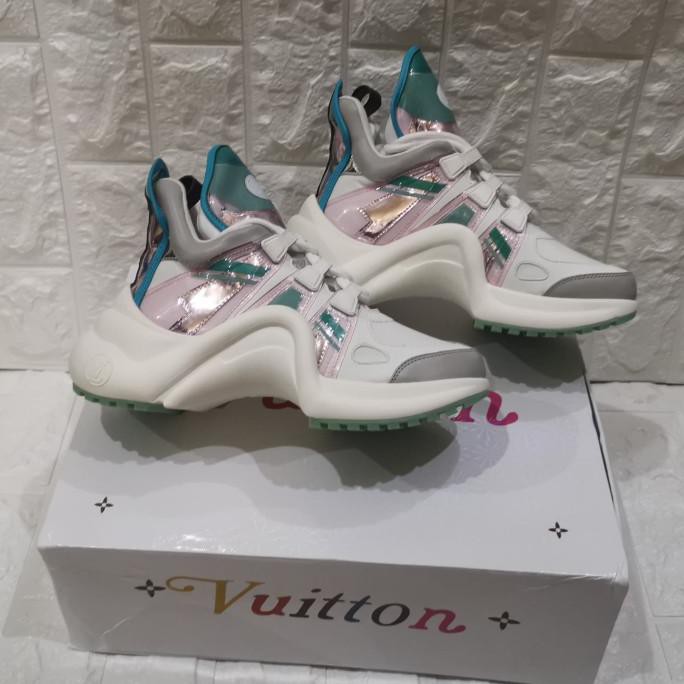 SEPATU SNEAKER WANITA LV MIRROR QUALITY LOU IS VUITTON