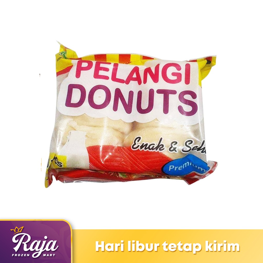 

Pelangi Donat Besar isi 10 / Donat Kentang / Frozen Food / Kentang Beku / Makanan Beku