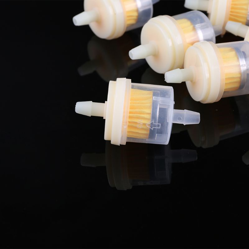 Cre 10pcs Filter Bensin Motor / Skuter Ukuran 4 / 25 &quot;4mm