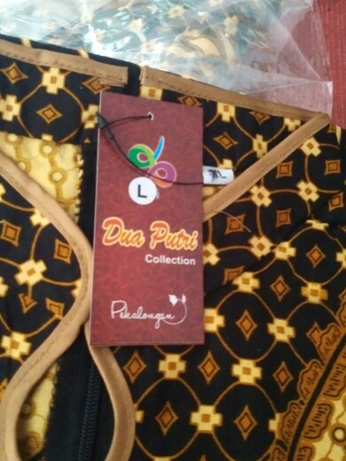 Blouse Batik Wanita Atasan Lengan 7/8 Dablong