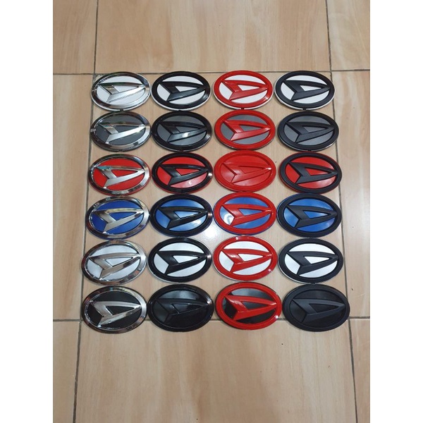 EMBLEM LOGO COVER TUTUP BAN SEREP TUTUP BAN STIP DAIHATSU TERIOS 2005-2015 KAKI 4
