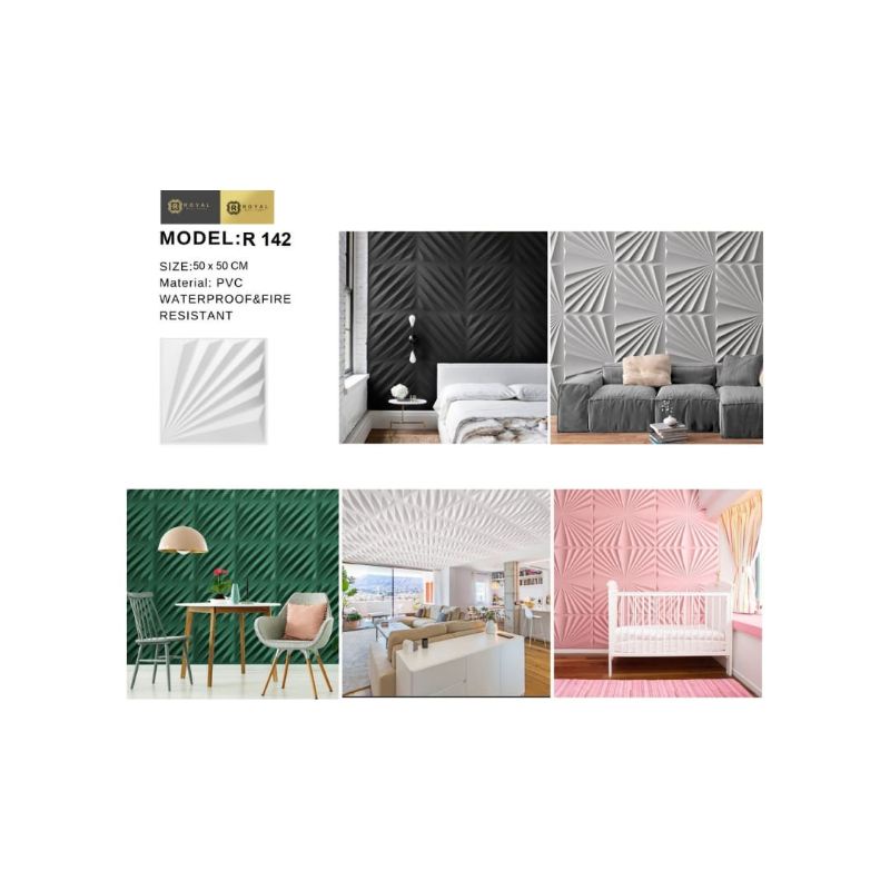 HARGA PROMO Wallpanel PVC 3D ROYAL WALLPANEL-R 142