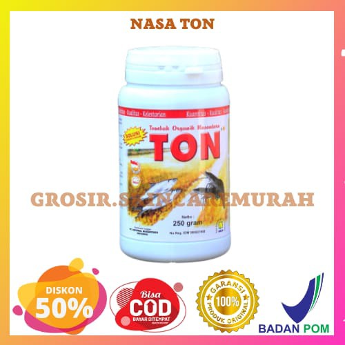 tonk nasa vitamin ikan tambak organic pupuk ikan ton nasa origianal