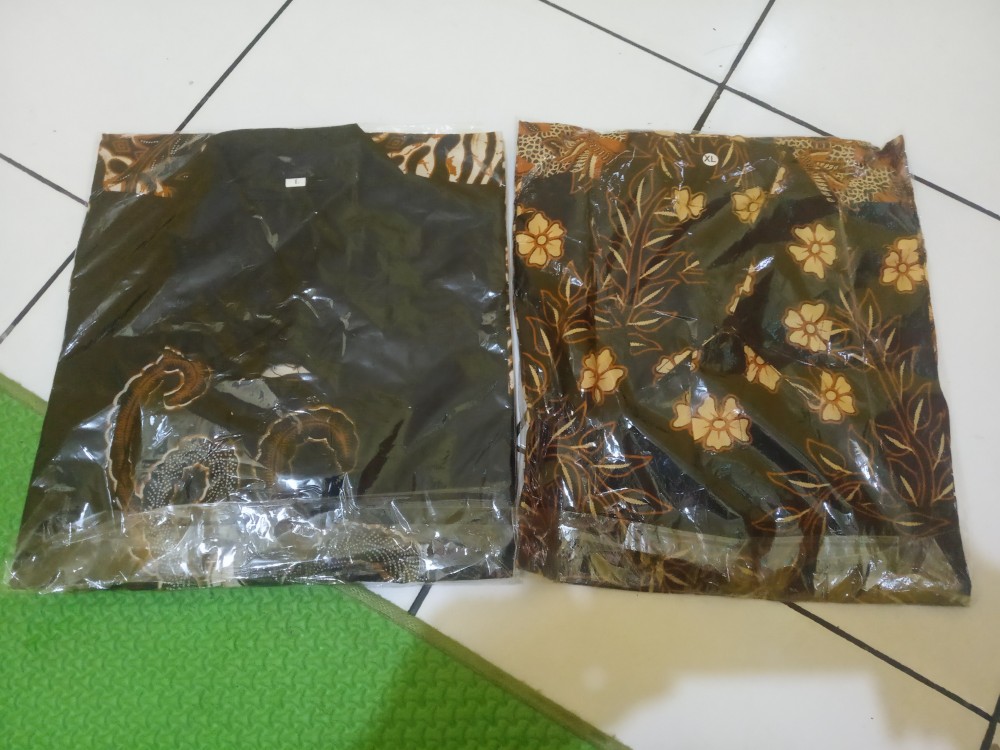 M, L, Xl, Xxl Kemeja Batik Pria Lengan Panjang Asli Batik Original Tidak Luntur Best Seller
