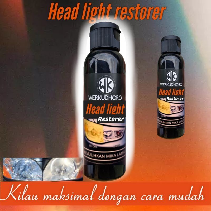 Pembersih Mika Lampu Mobil / Headlight Restored WK / Pengkilap Headlamp / Headlamp Polish