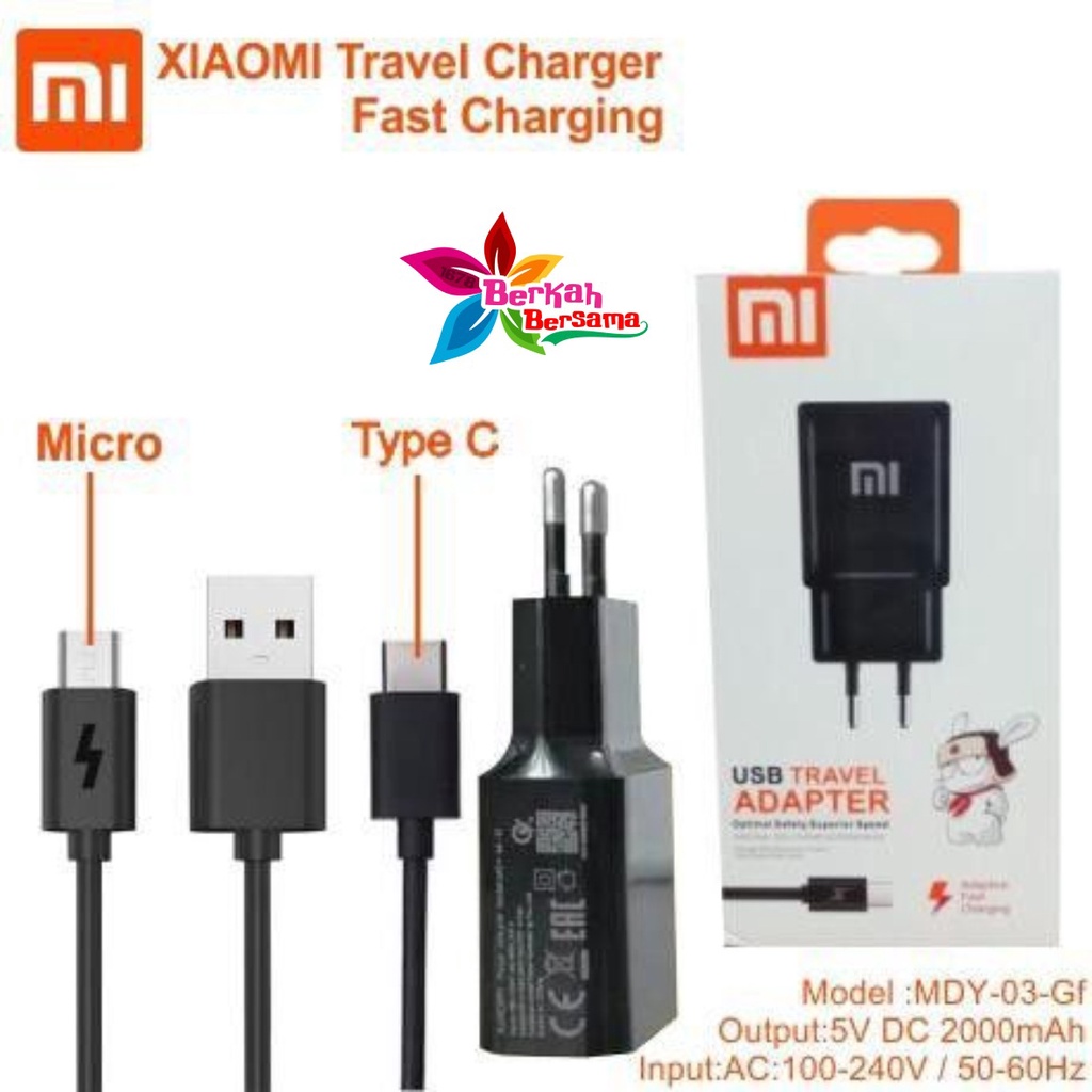 BM054 Cashan charger xiaomi original 2A fast Charging mdy-03-Gf Micro Redmi 4a 5a 6a 7 Note3 note4 BB5883