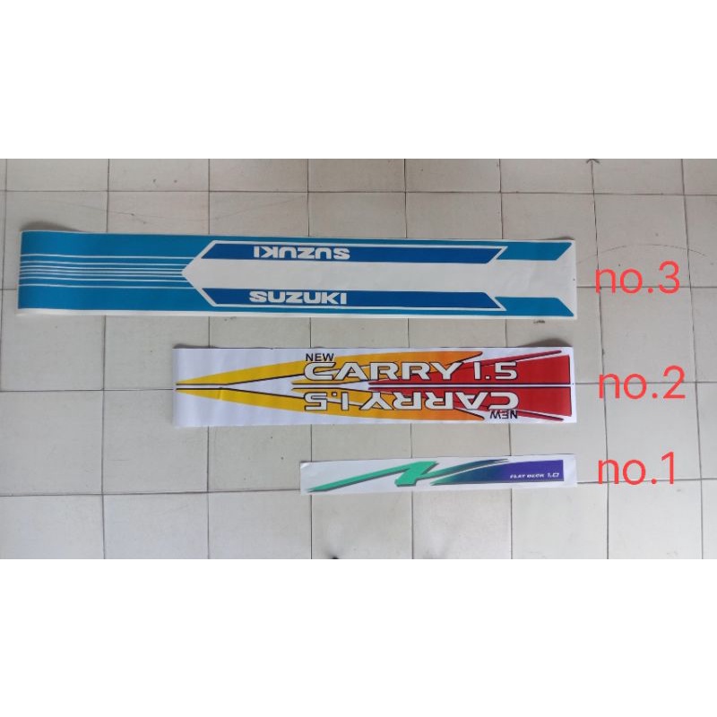 stiker sticker striping lis body bak mobil carry pick up