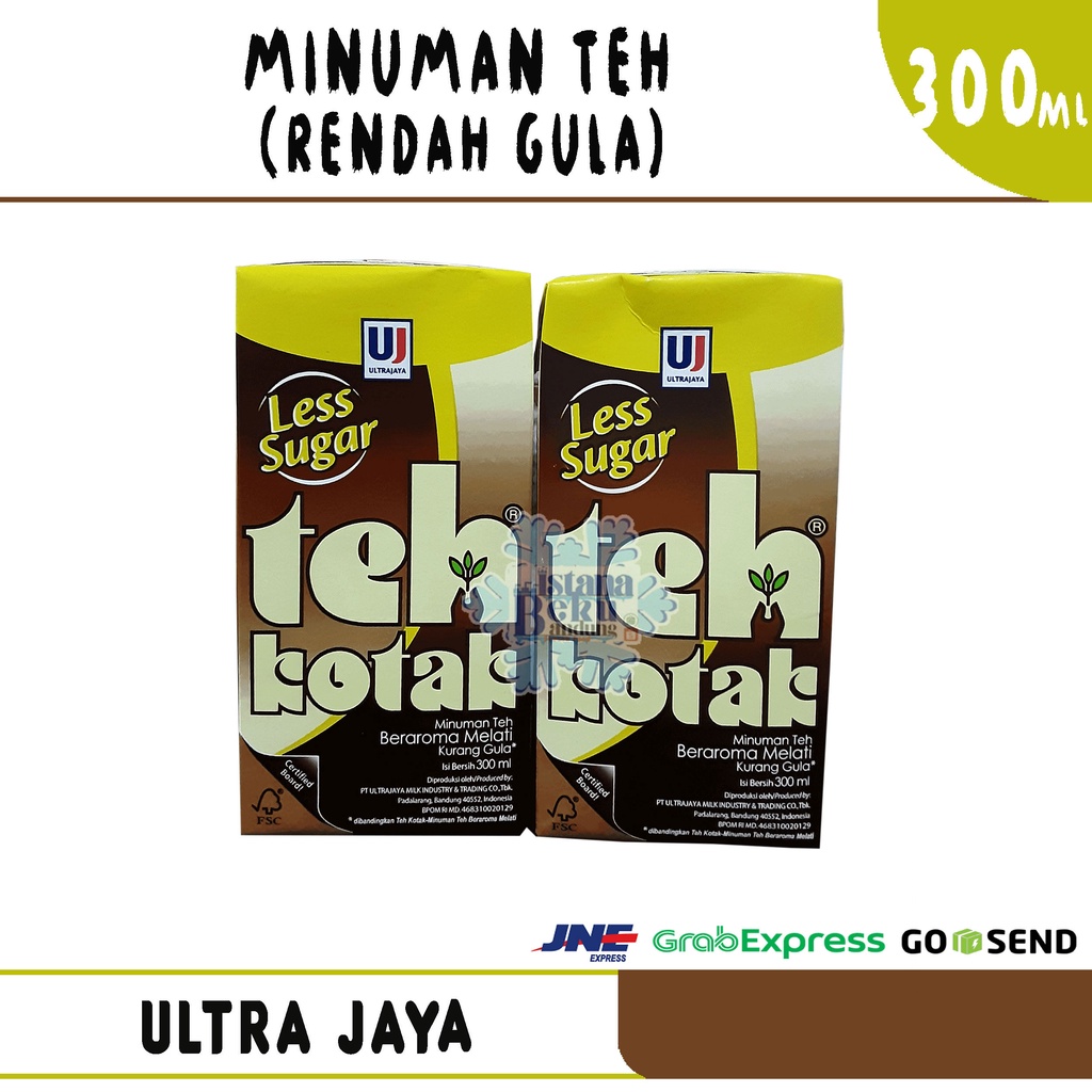 

Teh Kotak Jasmine Less Sugar 300ml