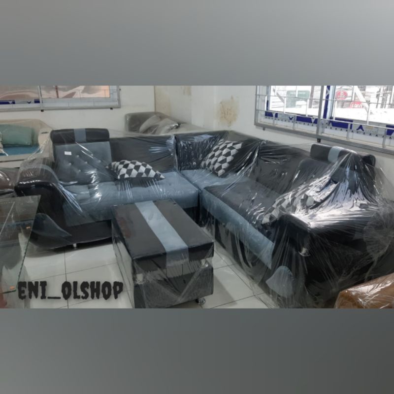 Sofa Tamu L Minimalis Palembang