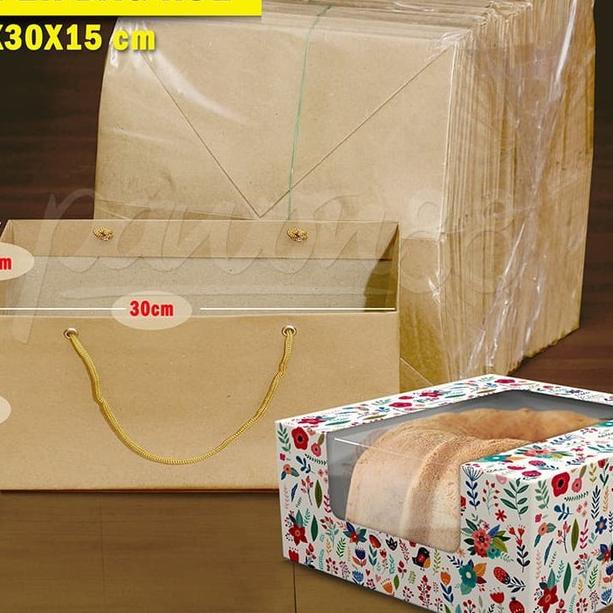 

Paper Bag Kotak Dus Box Kue Cake Box | 30x30x15 cm -(10 Pcs)