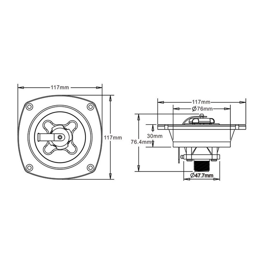 Preva Water Fill Inlet Retrofit Marine Trailer Kapal Satu Arah