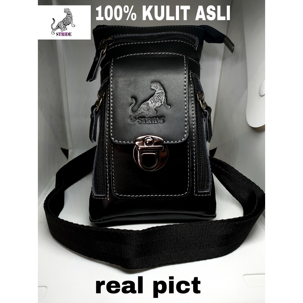 Tas Hp Pria Selempang Murah - Tas Hp Pria Kulit Asli - Tas Hp Pria Pinggang Kulit