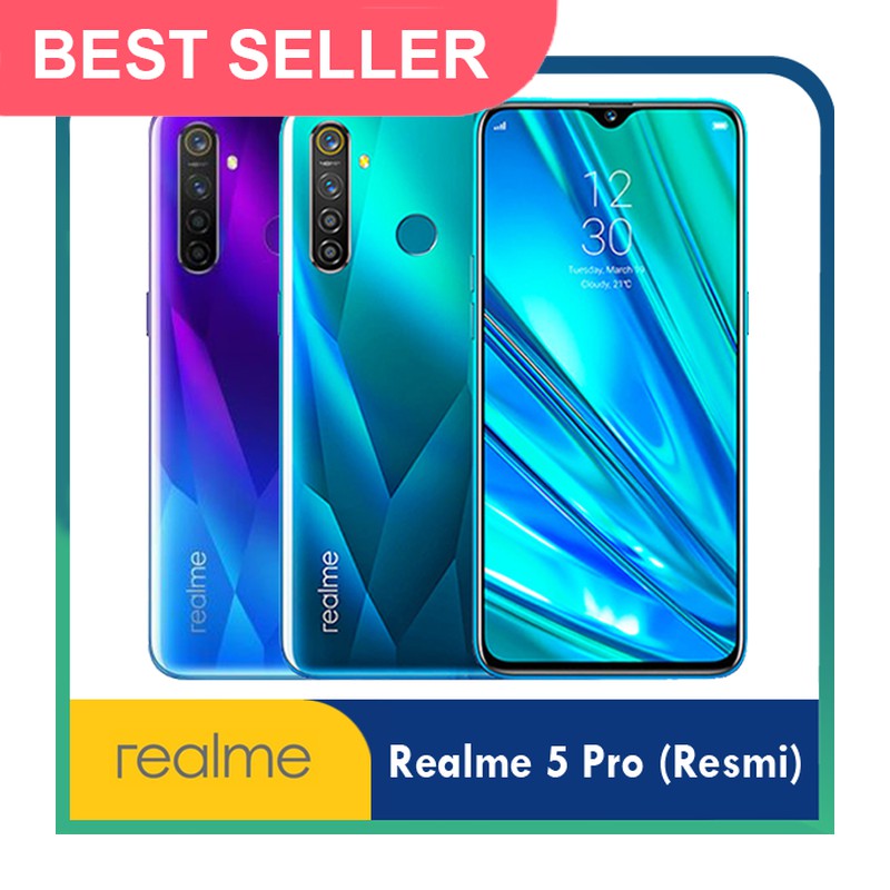 MODERN Realme 5 Pro 4/128 Ram 4gb Internal 128gb Garansi Resmi By Oppo - Hijau TERMURAH