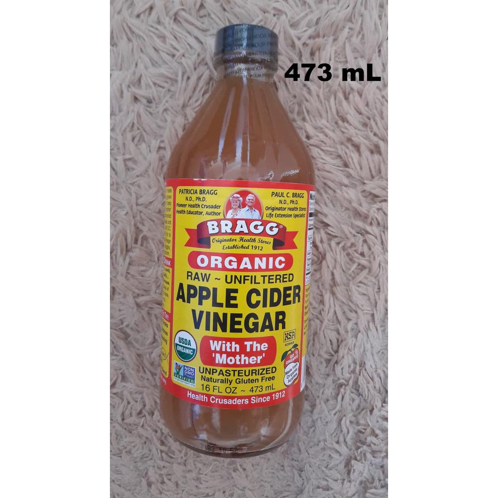 

BRAGG Apple Cider Vinegar 473 ml \u002F cuka apel Organic Raw Unfiltered