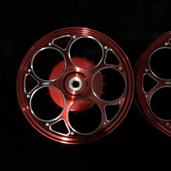 Velg Luigy Red Front Rear For Vespa