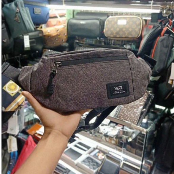 Waistbag Vans Brown Tas Pinggang Import