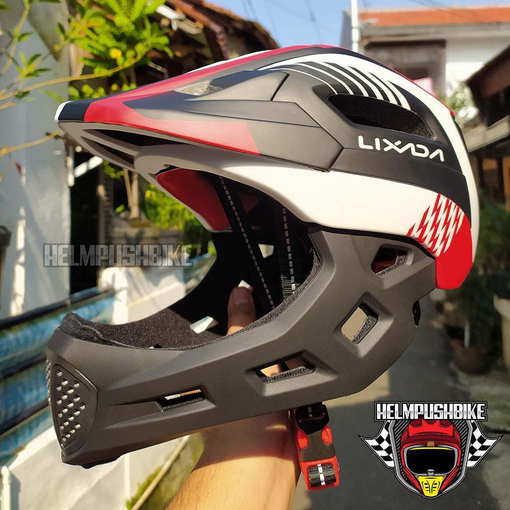 Jual HELM PUSH BIKE BALANCE BIKE FULL FACE MERK LIXADA WARNA HITAM