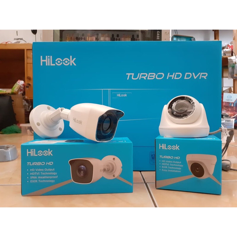 Paket cctv hilook 4ch lengkap tinggal pasang